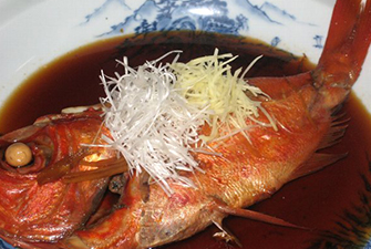 伊豆名物金目鯛煮付け